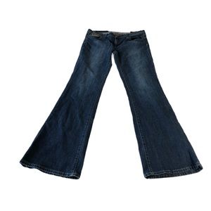 Citizens Of Humanity Womens Jeans 30 Paloma Low Rise Flare Leg Blue Denim Pants